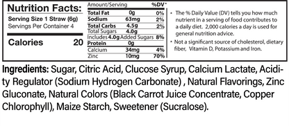 Acai Grape Water Magic Flavoring Straws – 4 Pack
