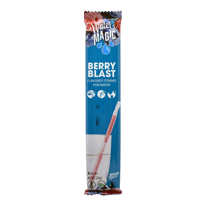 Berry Blast Water Magic Flavoring Straws – 4 Pack
