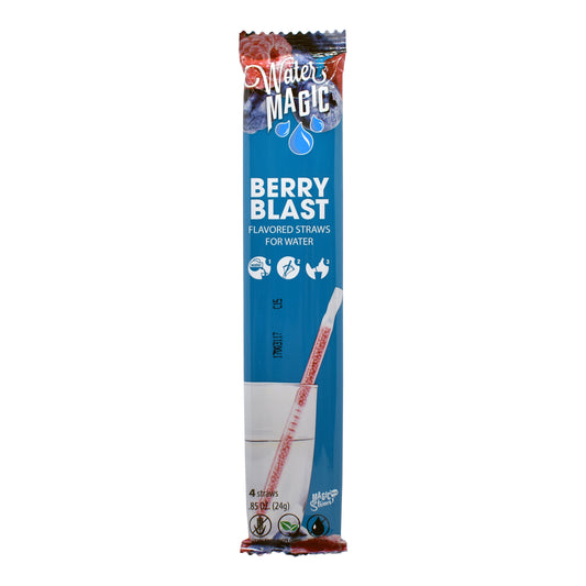 Berry Blast Water Magic Flavoring Straws – 4 Pack