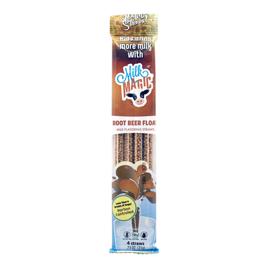 Root Beer Float Milk Magic Flavoring Straws – 4 Pack