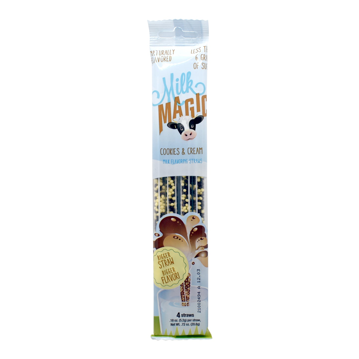 Cookies & Cream Milk Magic Flavoring Straws – 4 Pack