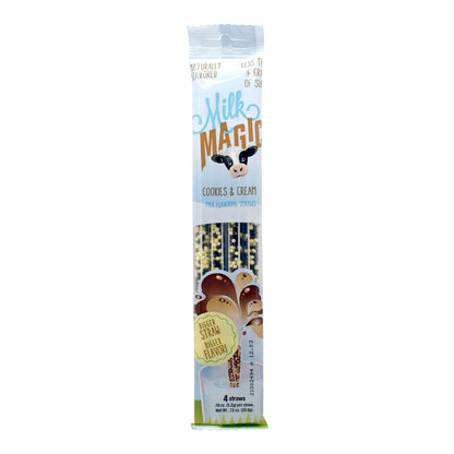 Cookies & Cream Milk Magic Flavoring Straws – 4 Pack