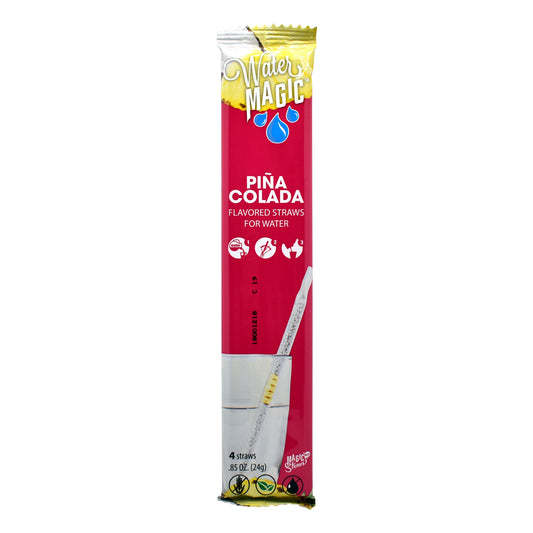 Piña Colada Water Magic Flavoring Straws – 4 Pack