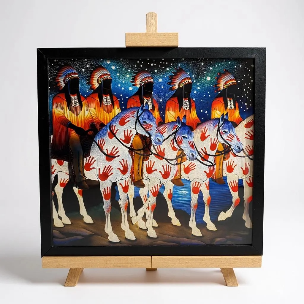 Midnight Warriors Framed Print